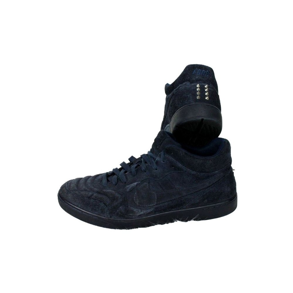 Nike NSW Tiempo Shoes size 14 Men 645330-440 Blue Suede Chrome Studs 2014 - Picture 2 of 8